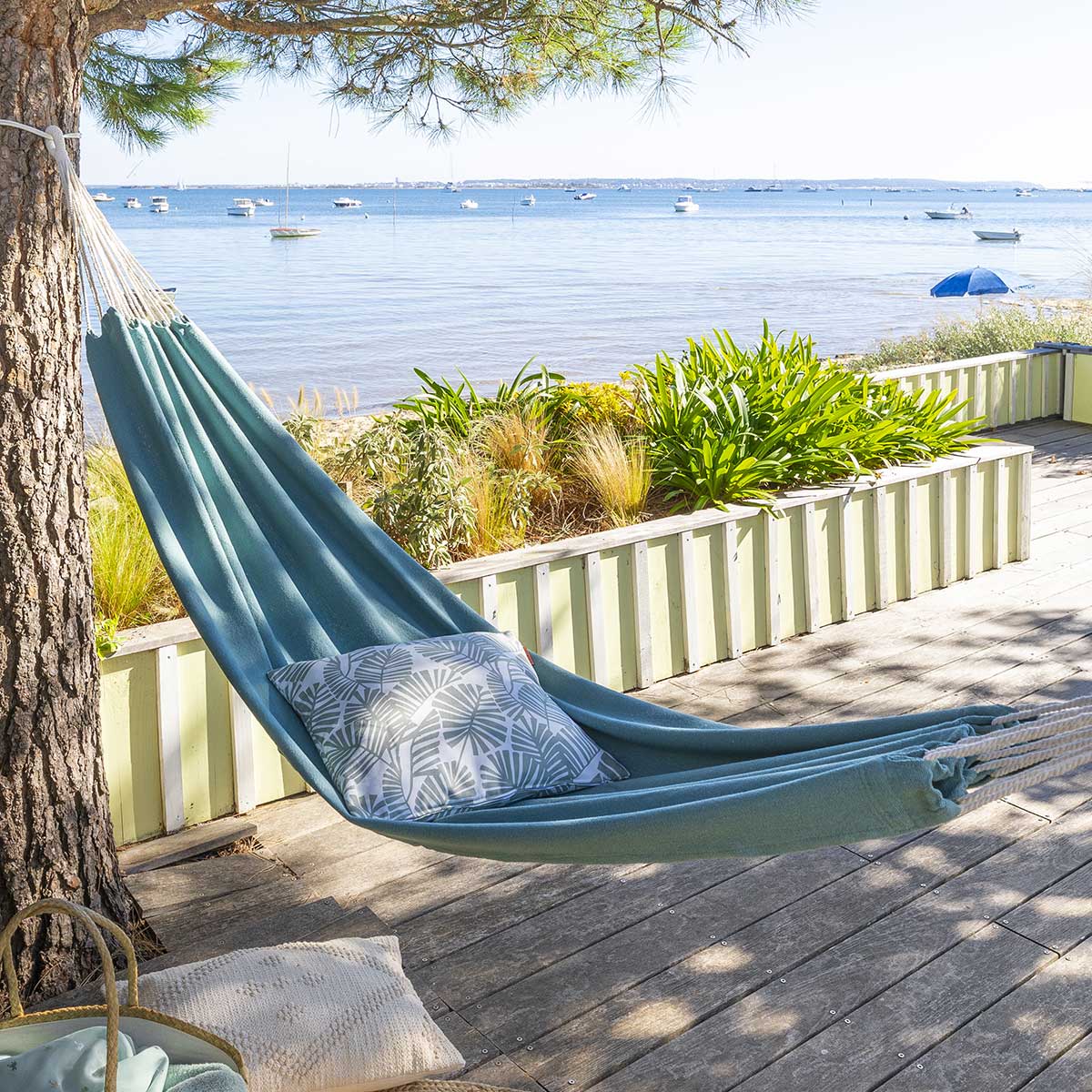 Cama de rede YAQUI verde jade sem estrutura 80x307cm