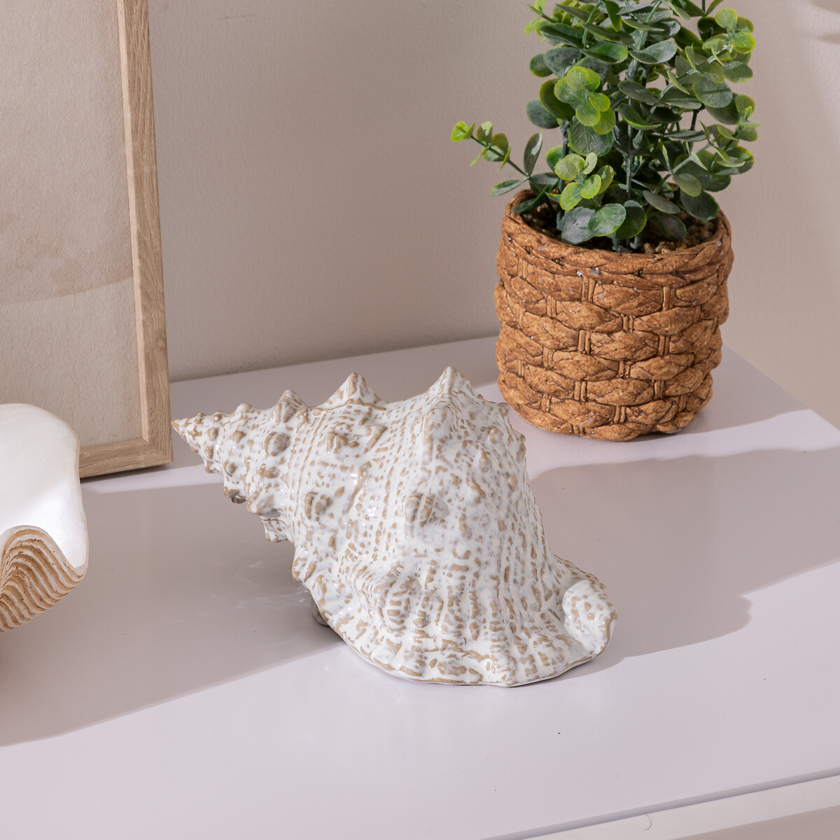 Vaso com eucalipto artificial JAYE 27cm