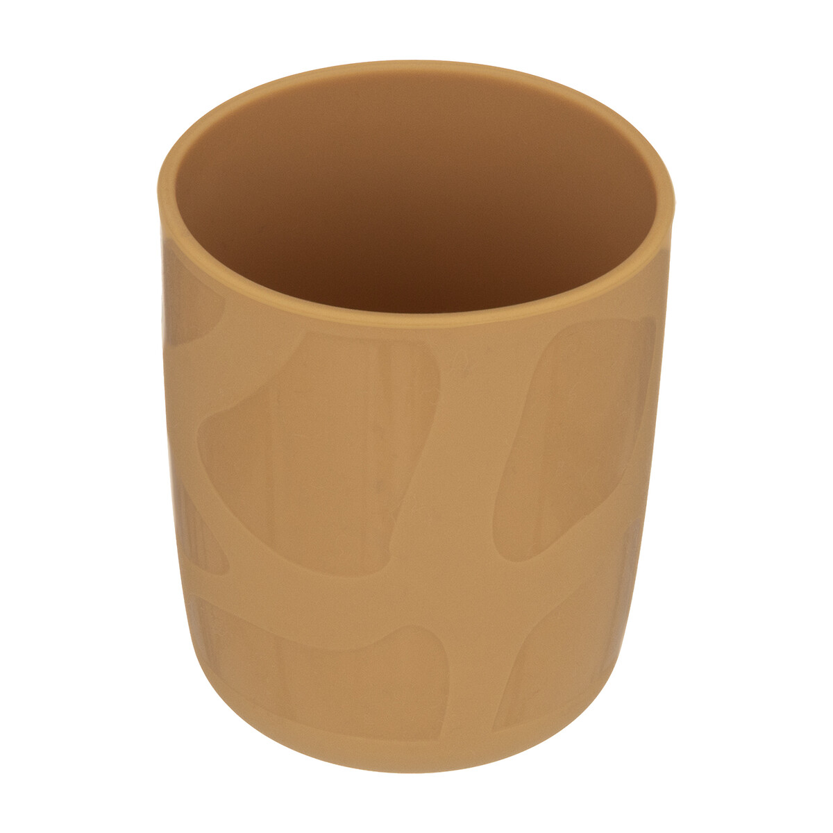 Conjunto de 4 pe&ccedil;as de refei&ccedil;&atilde;o ocre girafa em silicone