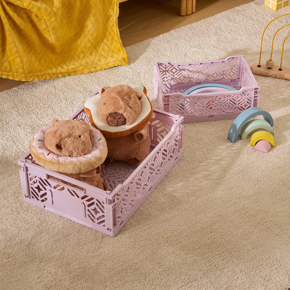 Caixa dobr&aacute;vel ARRY lil&aacute;s 30x20cm