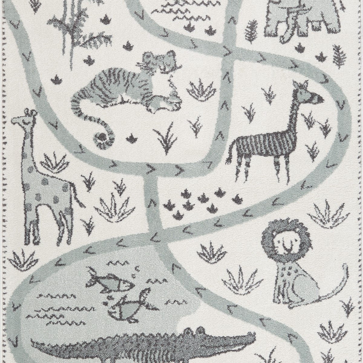 Tapete GIO savana cinza 133x190cm