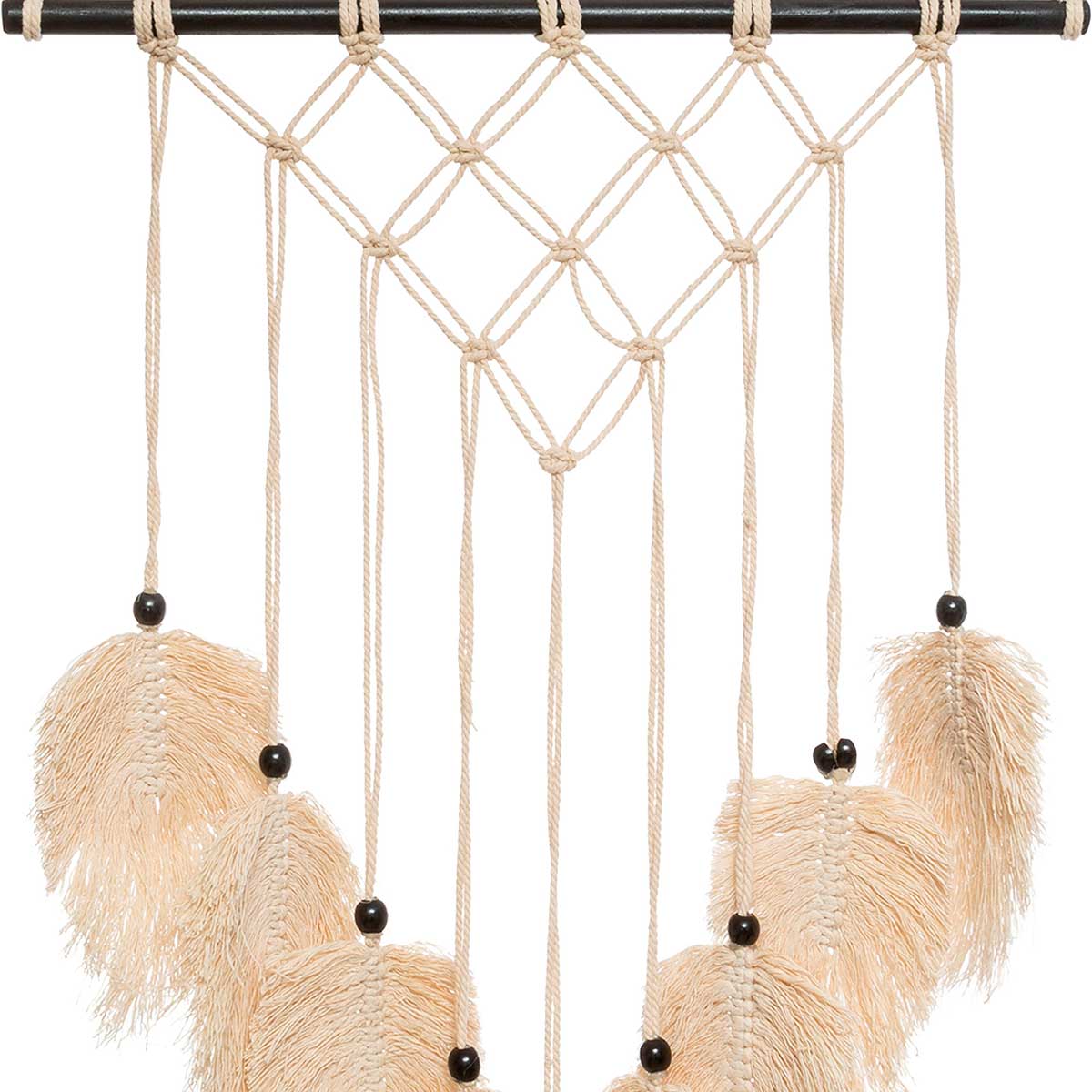 Macram&eacute; SAFARI bege 68x45cm