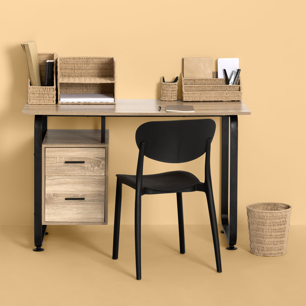 Organizador com 5 compartimentos KORD bege