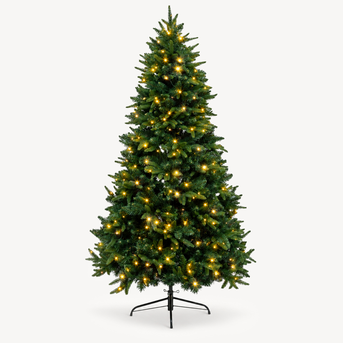 &Aacute;rvore de natal GREEN CREEK verde com 600 leds 240cm