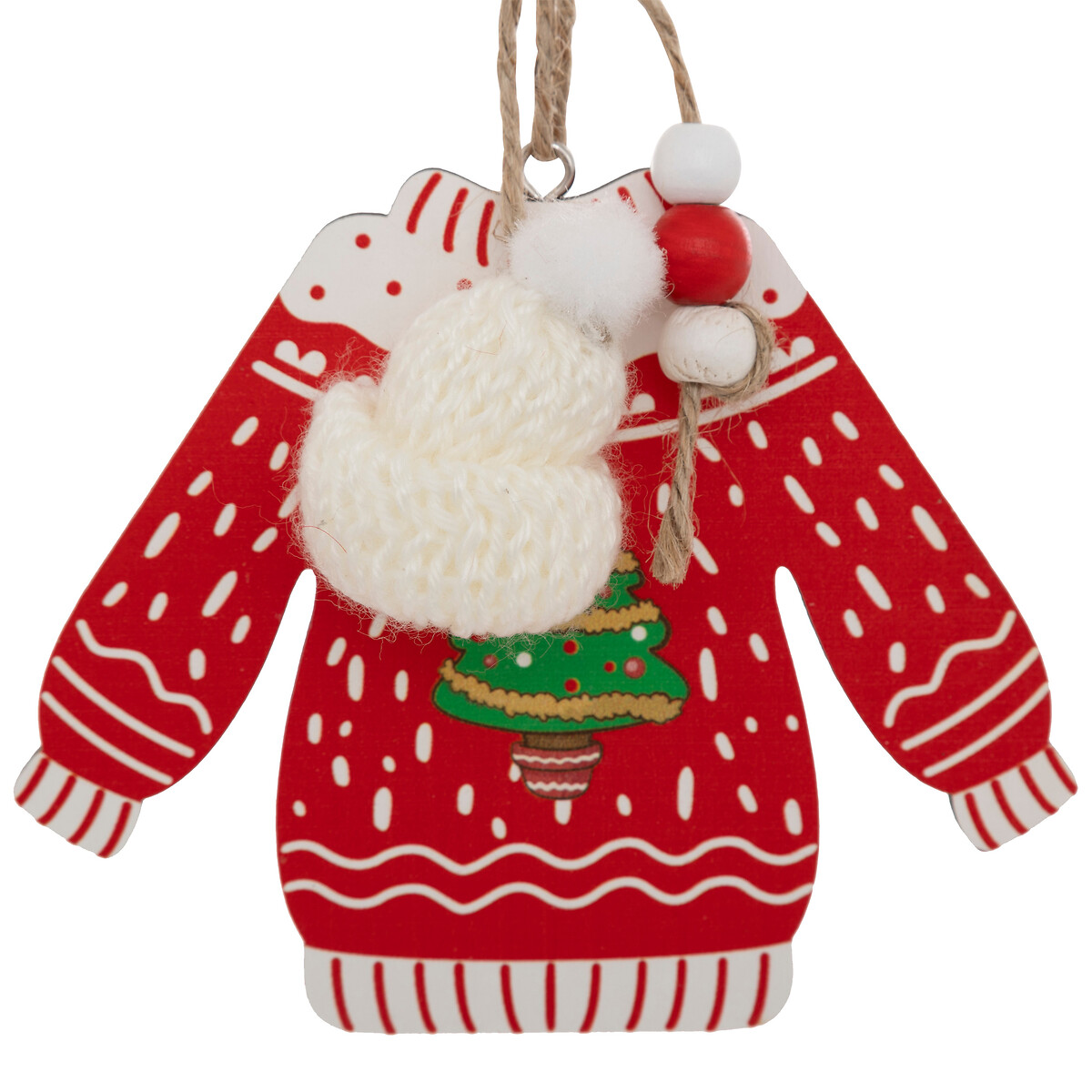 Conjunto de 2 pendurantes camisola de natal