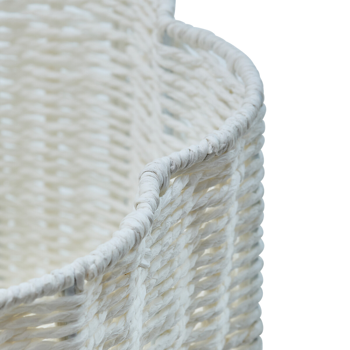 Cesto BLOOMY branco em corda 31cm