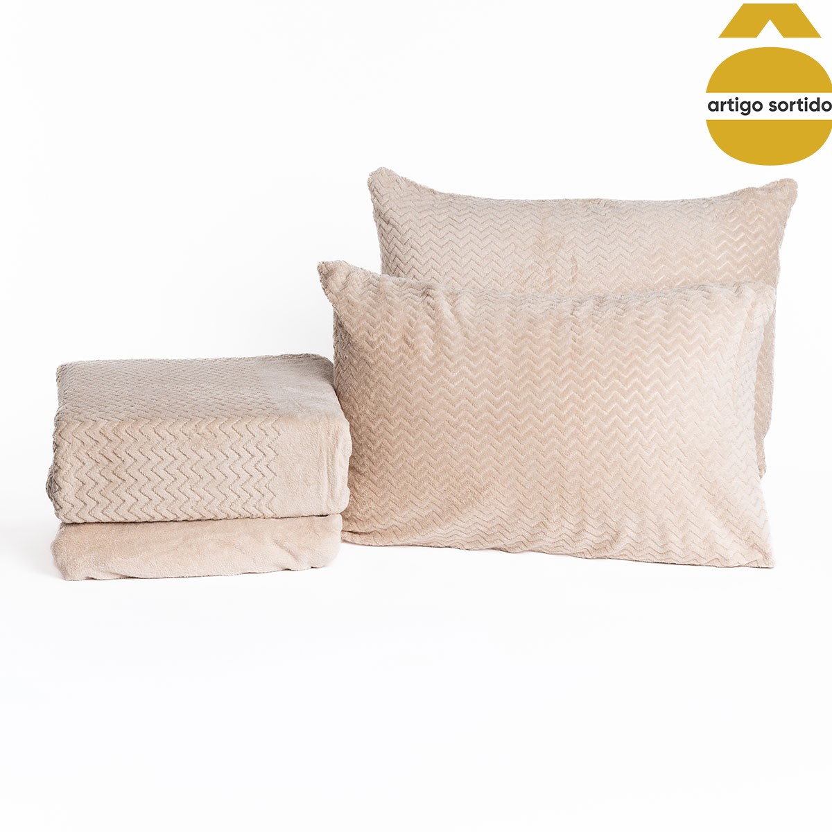 Jogo cama de casal t&eacute;rmico liso 240x270cm