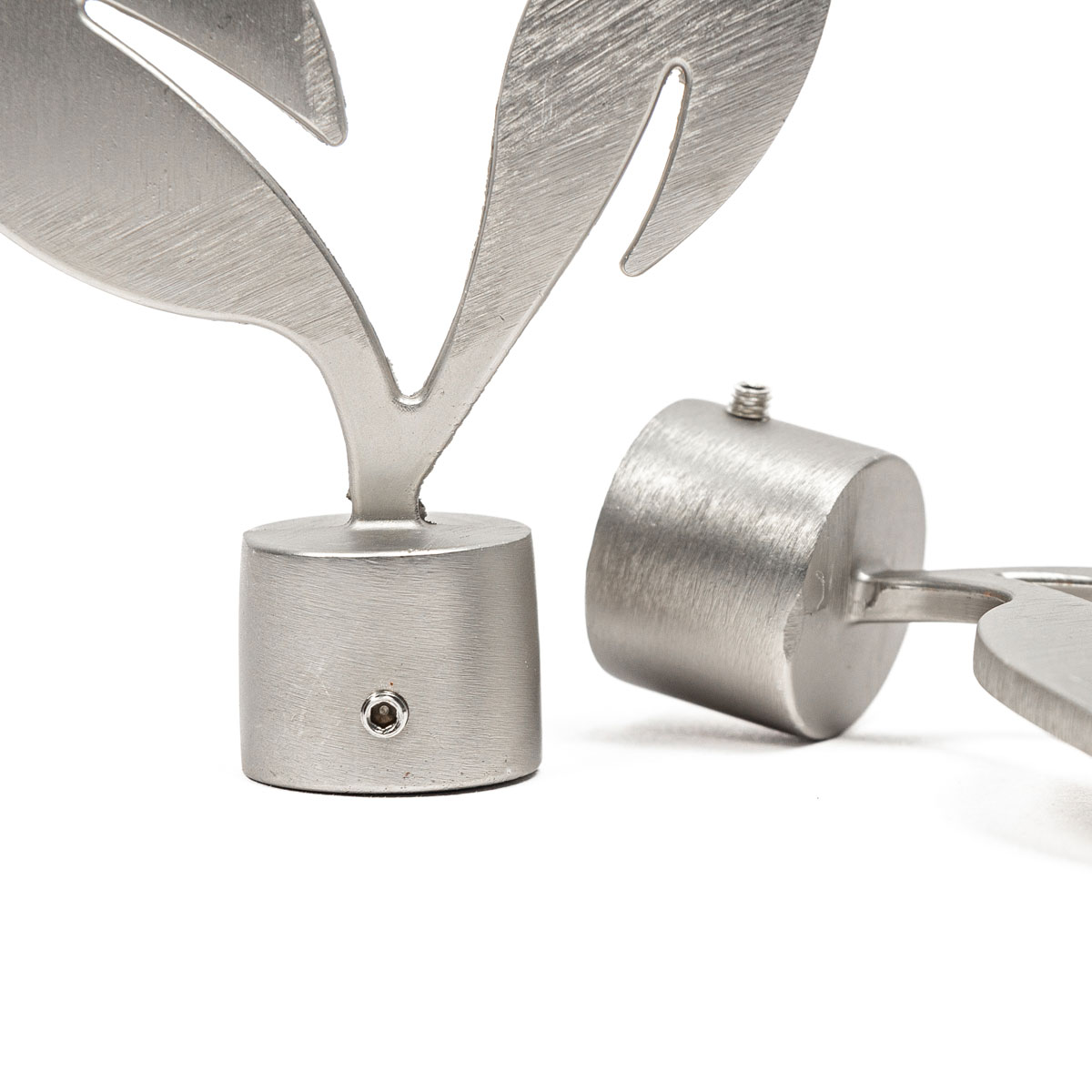 Conjunto 2 terminais prateados