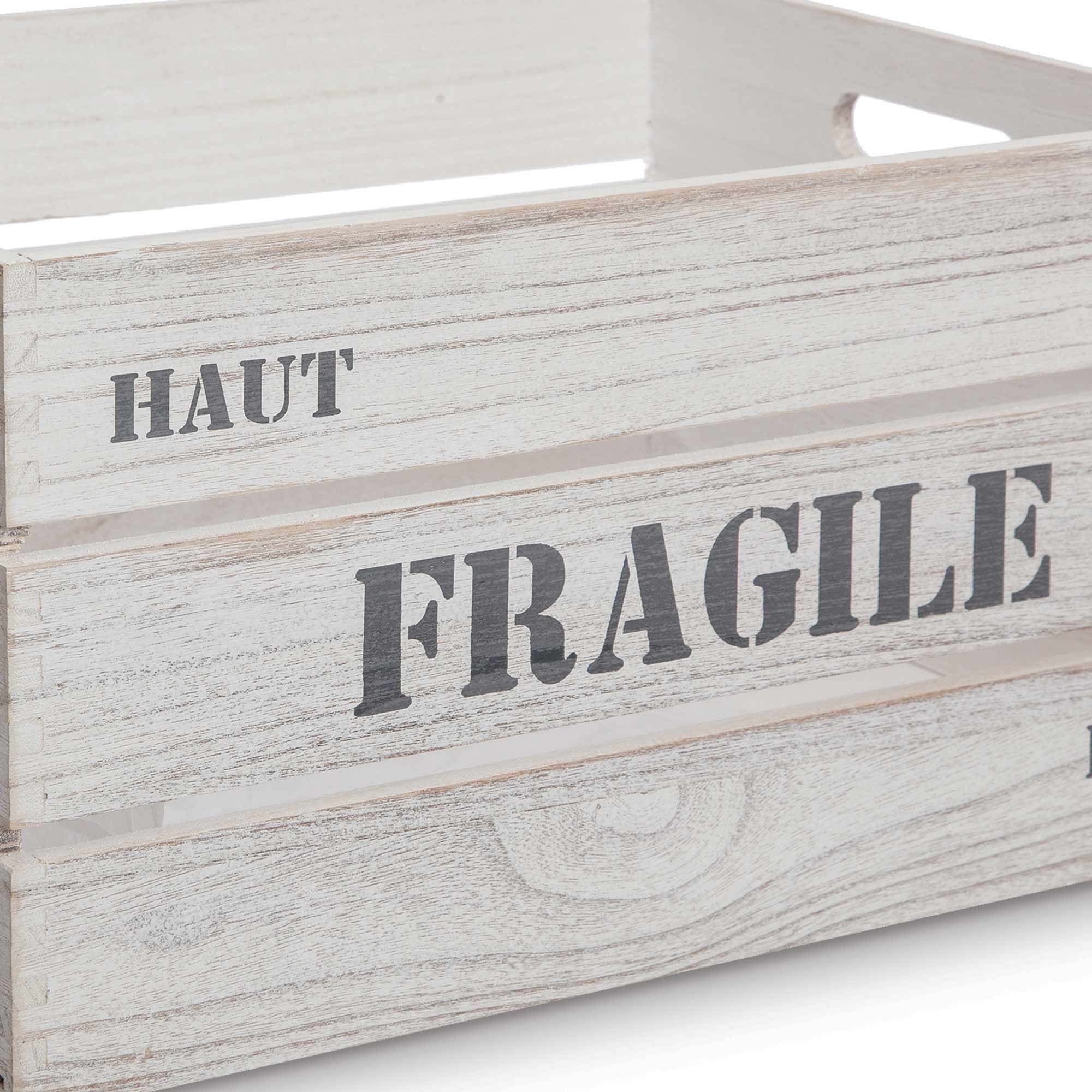 Caixa DE madeira FRAGILE