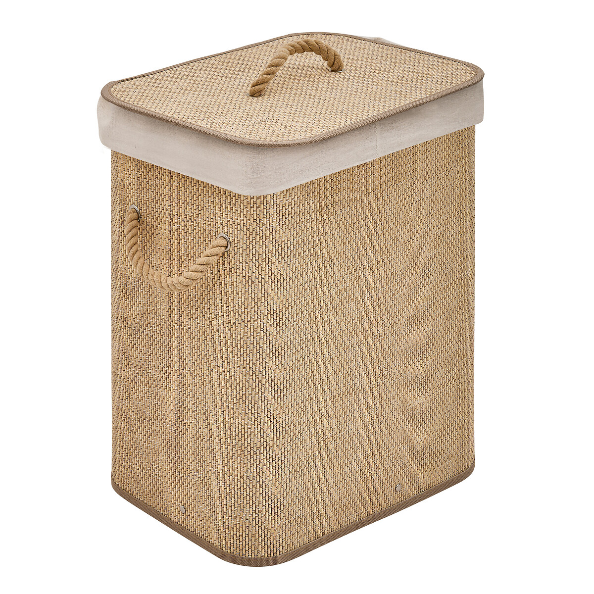 Cesto roupa wc STEMPY branco 60l