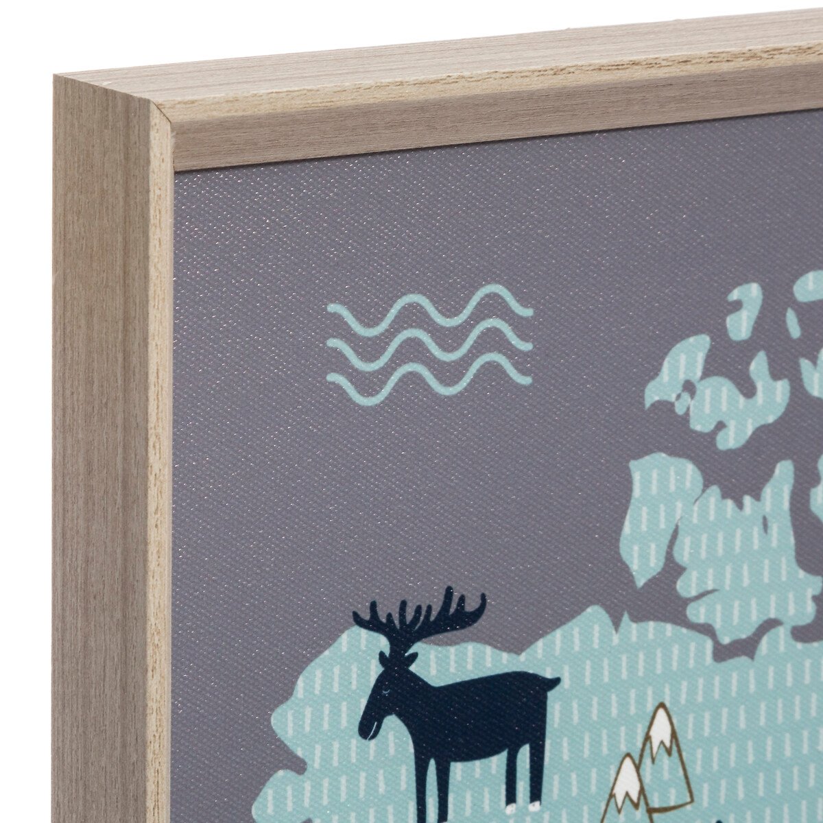 Quadro mapa mundo 50x70cm