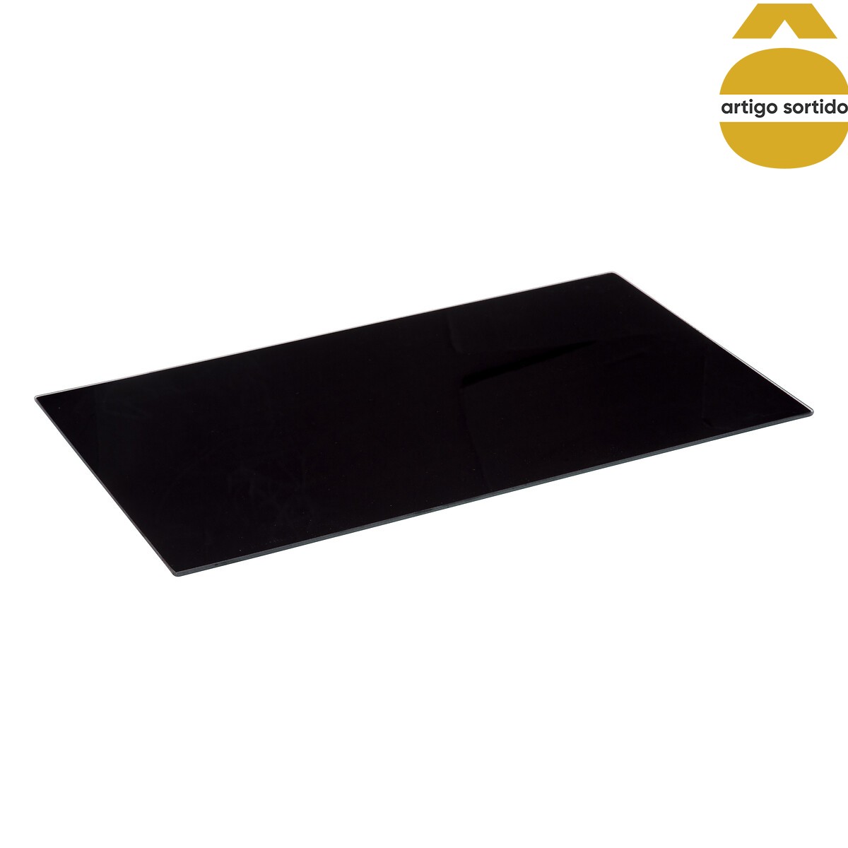 Tábua de corte em vidro 30x52cm