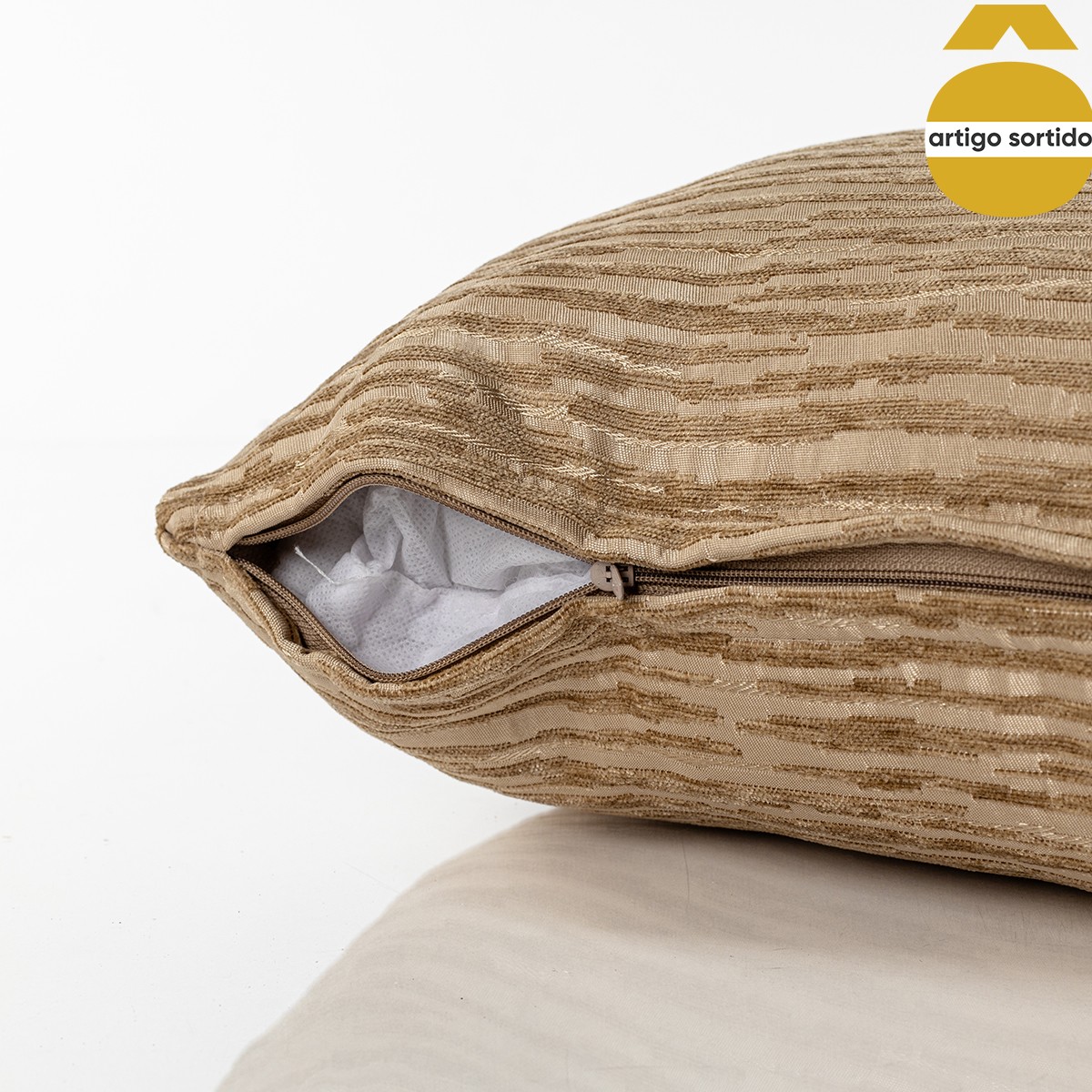 Almofada riscas AUTOMNE 43x43cm