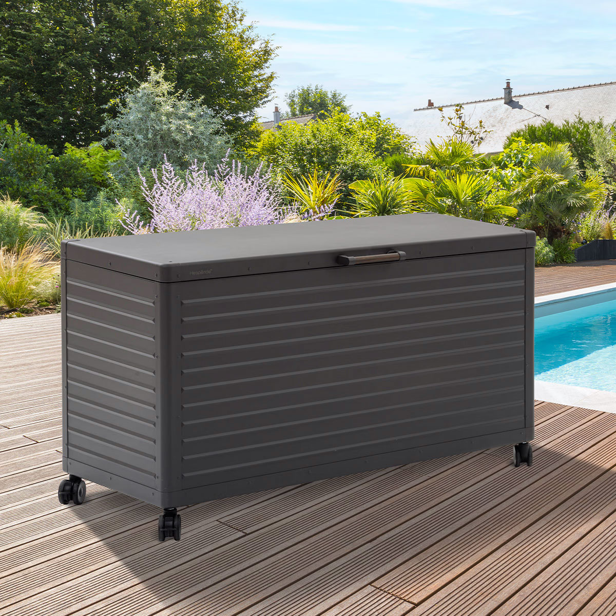 Ba&uacute; arruma&ccedil;&atilde;o EDENIO a&ccedil;o cinzento