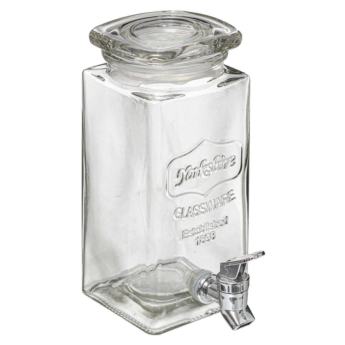 Conjunto de 3 frascos de vidro com torneira 3x1,5l