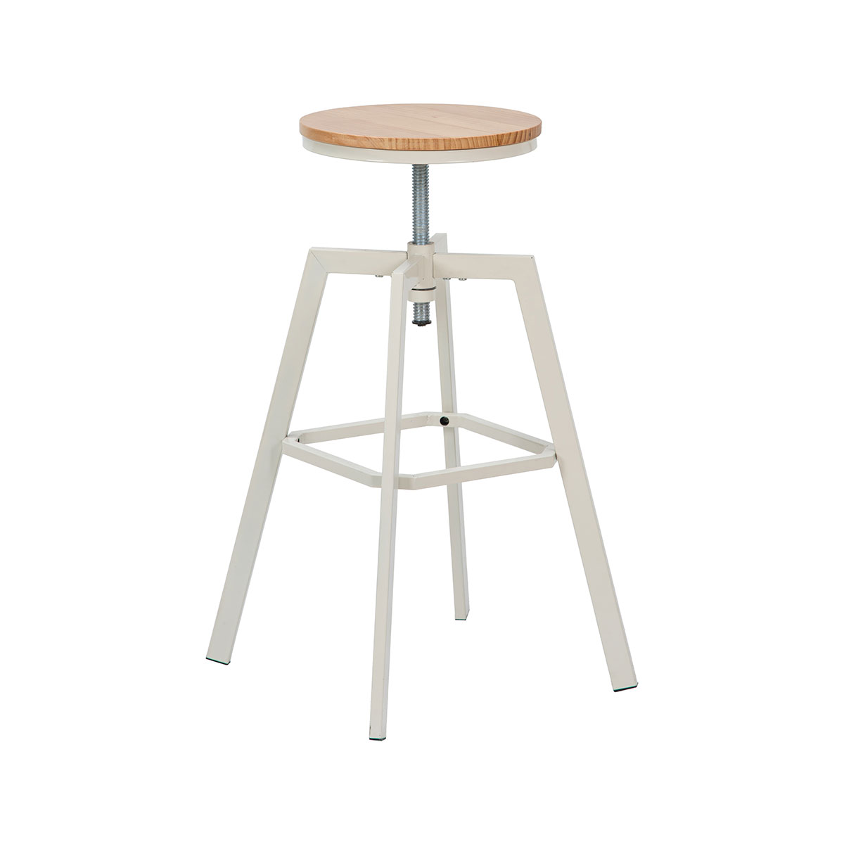 Banco bar regul&aacute;vel MOCKA marfim