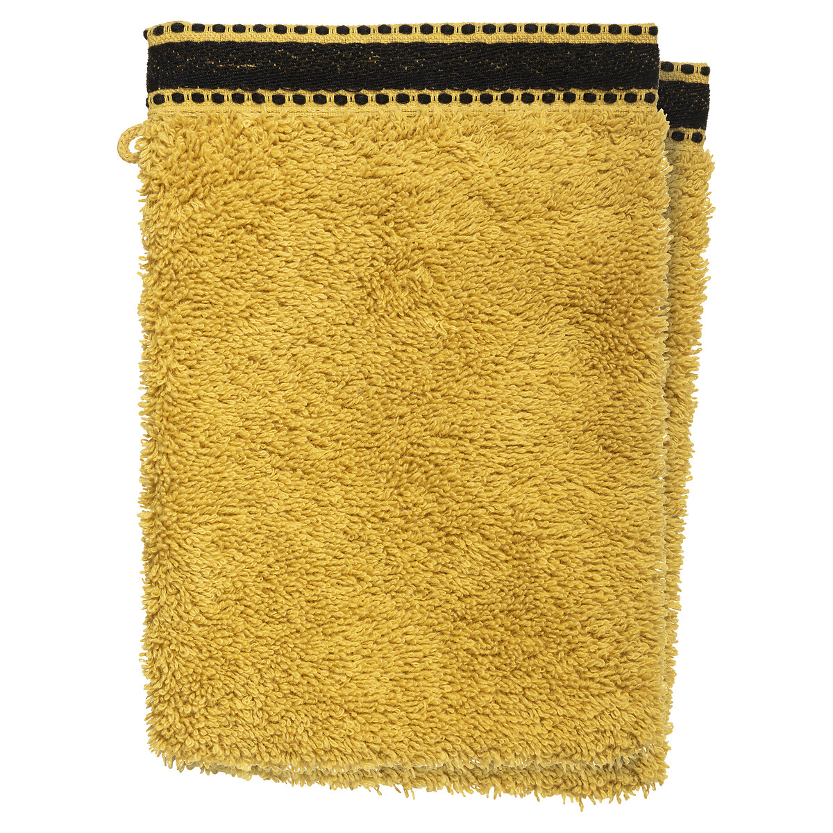 Conjunto de 2 luvas de banho JOIA amarelo,  Conjunto de 2 luvas de banho JOIA amarelo