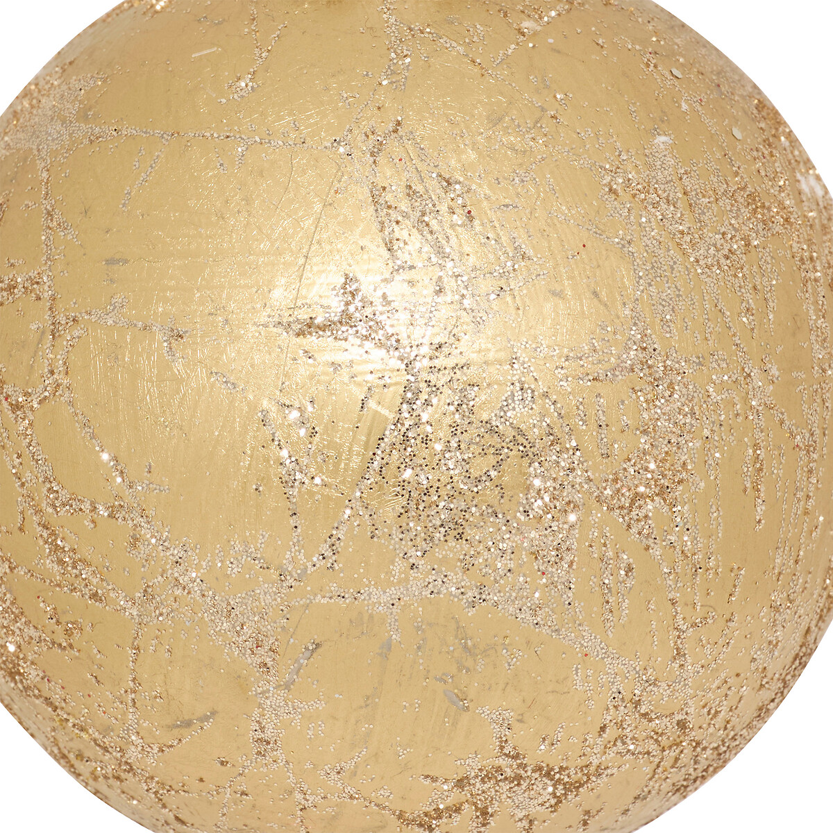 Bola de natal com efeito metalizado 8cm