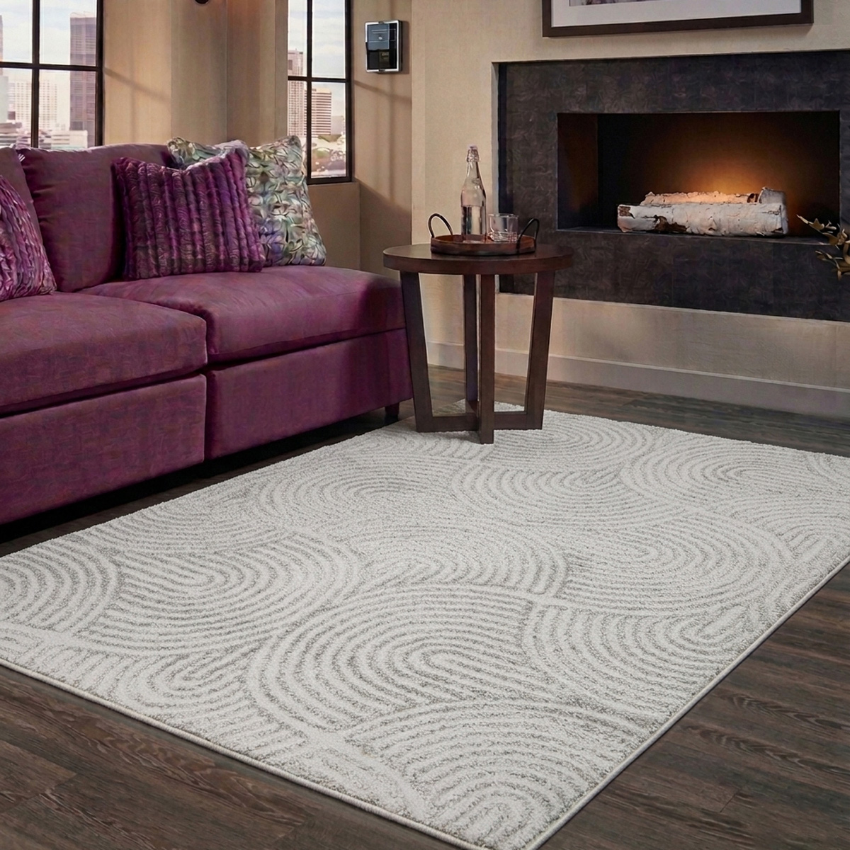 Tapete NEBRA cinza 240x340cm