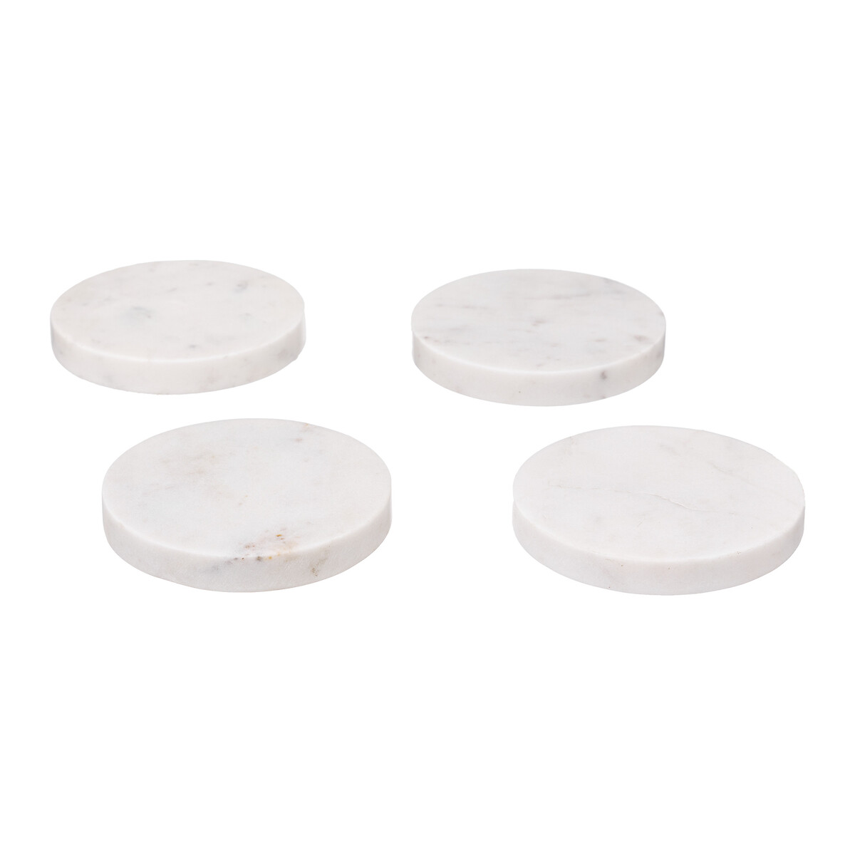 Conjunto de 4 bases para copos SUBLIMA em m&aacute;rmore 10cm