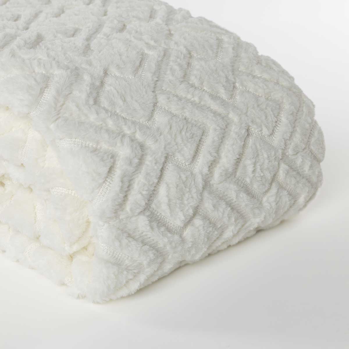 Manta MARA branco 180x230cm