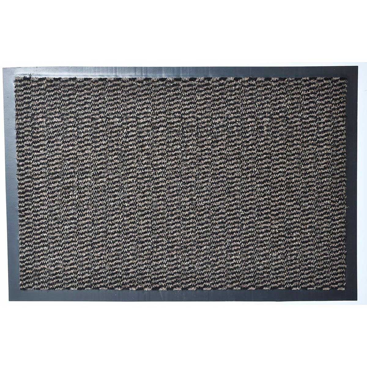 Tapete de entrada taupe 80x120cm