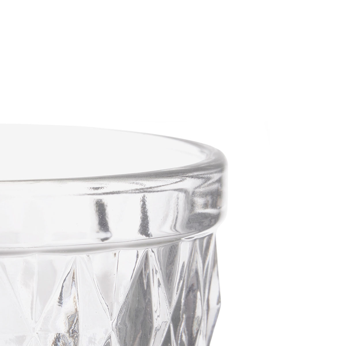 Copo de &aacute;gua DIAMANTE transparente 25cl