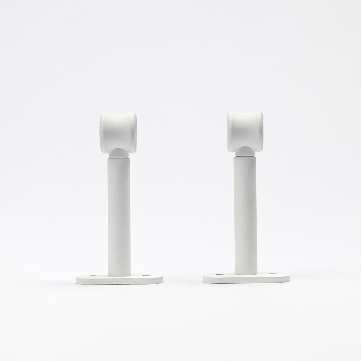 Conjunto 2 suportes branco 90mm