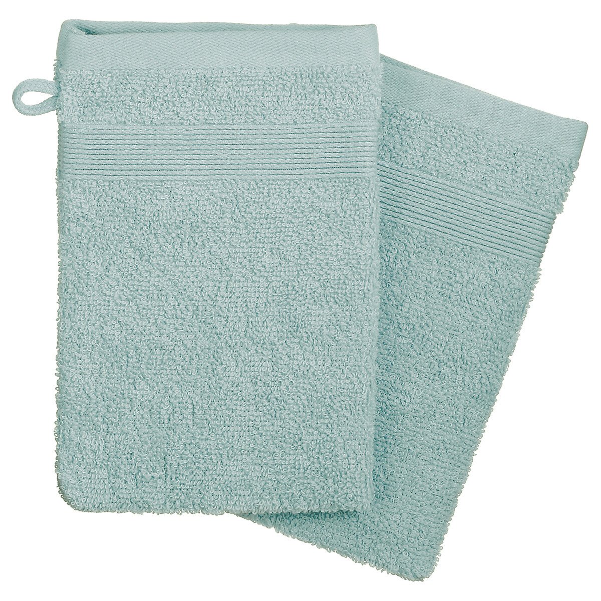 Conjunto de 2 luvas de banho PRAIA azul claro