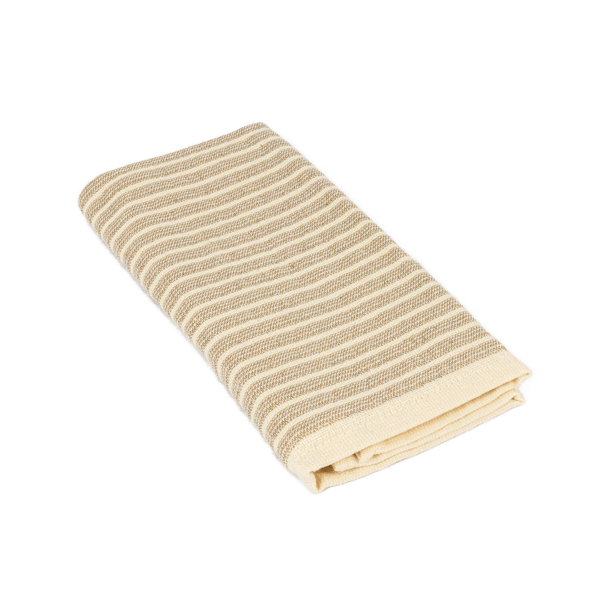 Conjunto de 2 panos de cozinha BIO bege em algodão