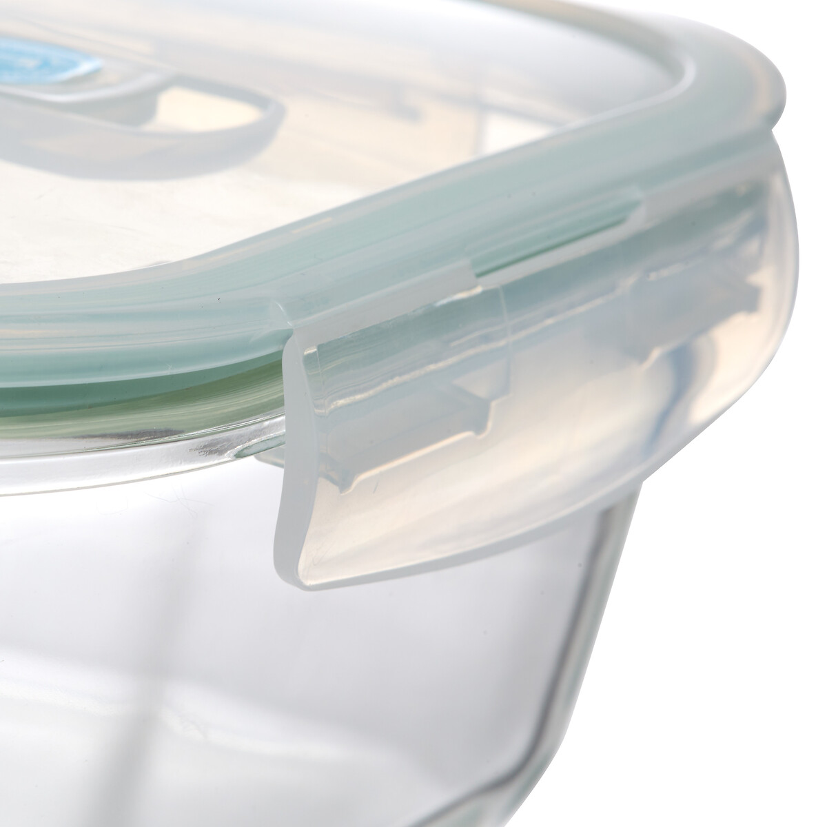 Conjunto de 3 caixas herm&eacute;ticas CLIPEAT em vidro