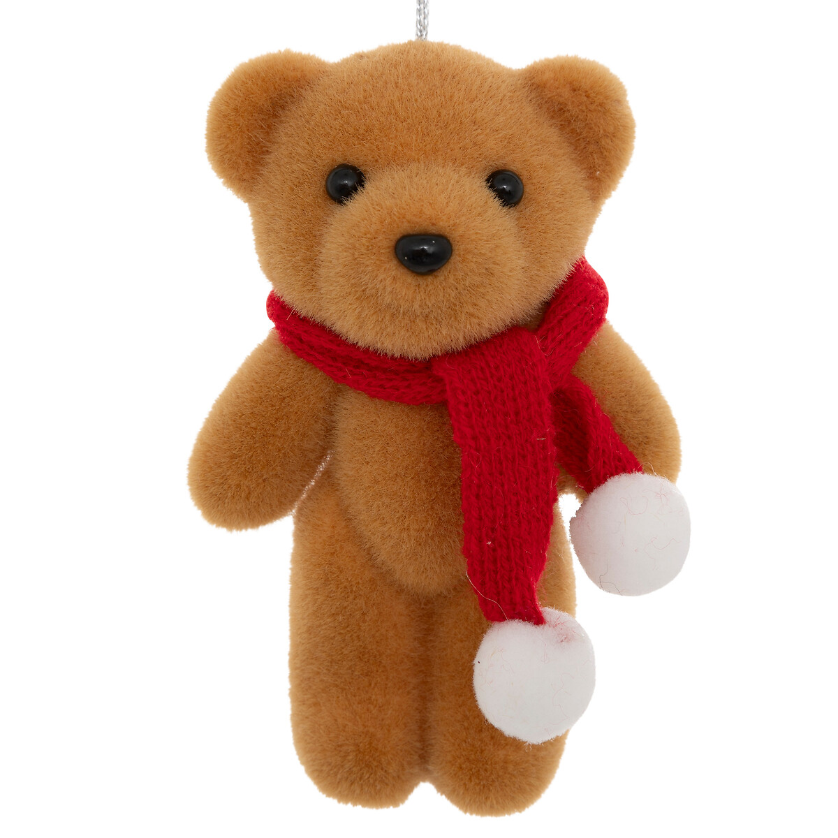 Conjunto de 2 pendurantes de urso com cachecol 12cm