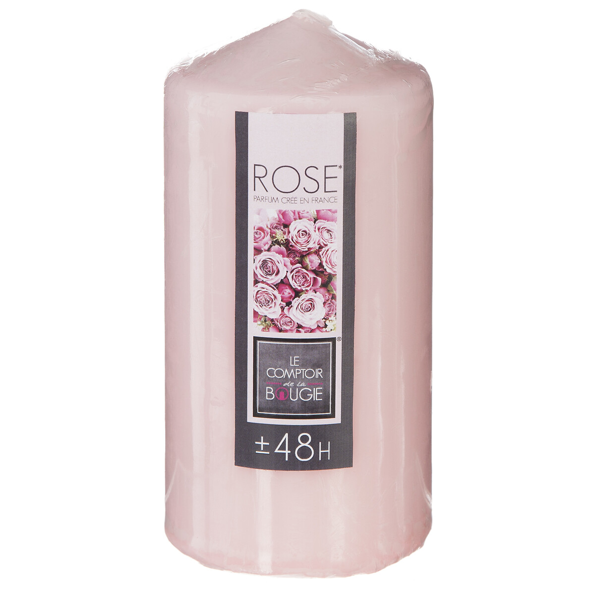 Vela perfumada rosa 395g,  Vela perfumada rosa 395g