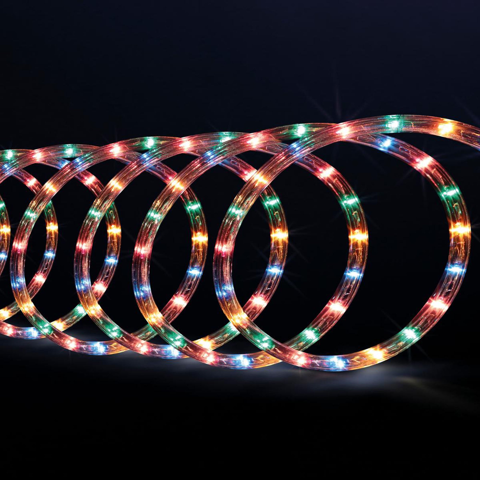 Mangueira luminosa de natal multicolor 108 leds 6m