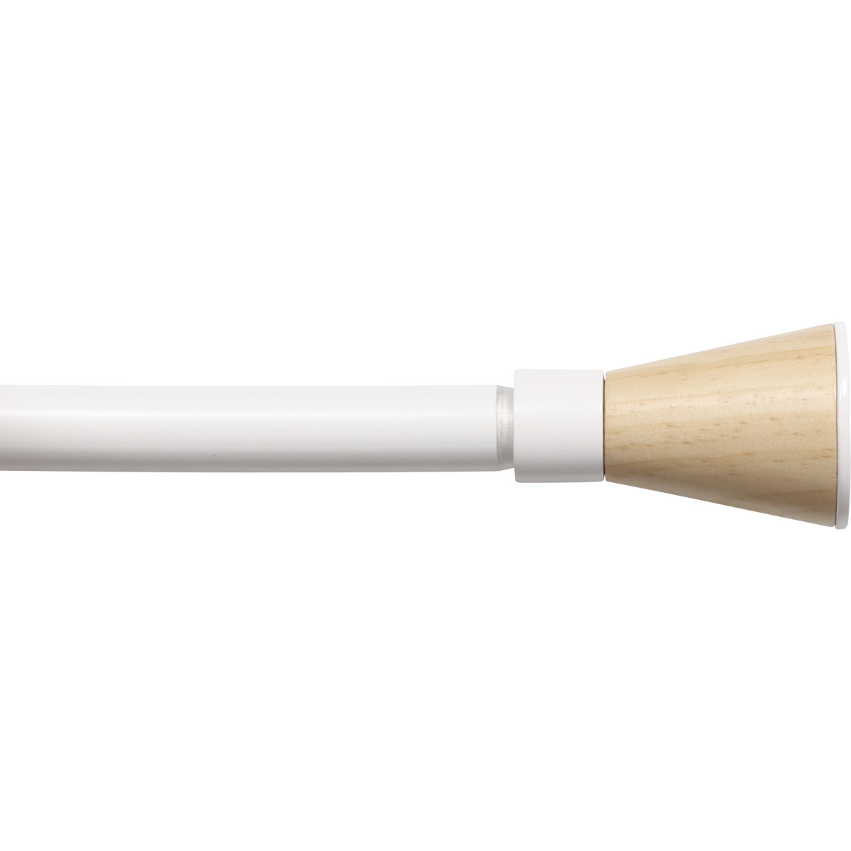 Kit varão extensível HARMONIE branco mate 90-160cm,  Kit varão extensível HARMONIE branco mate 90-160cm