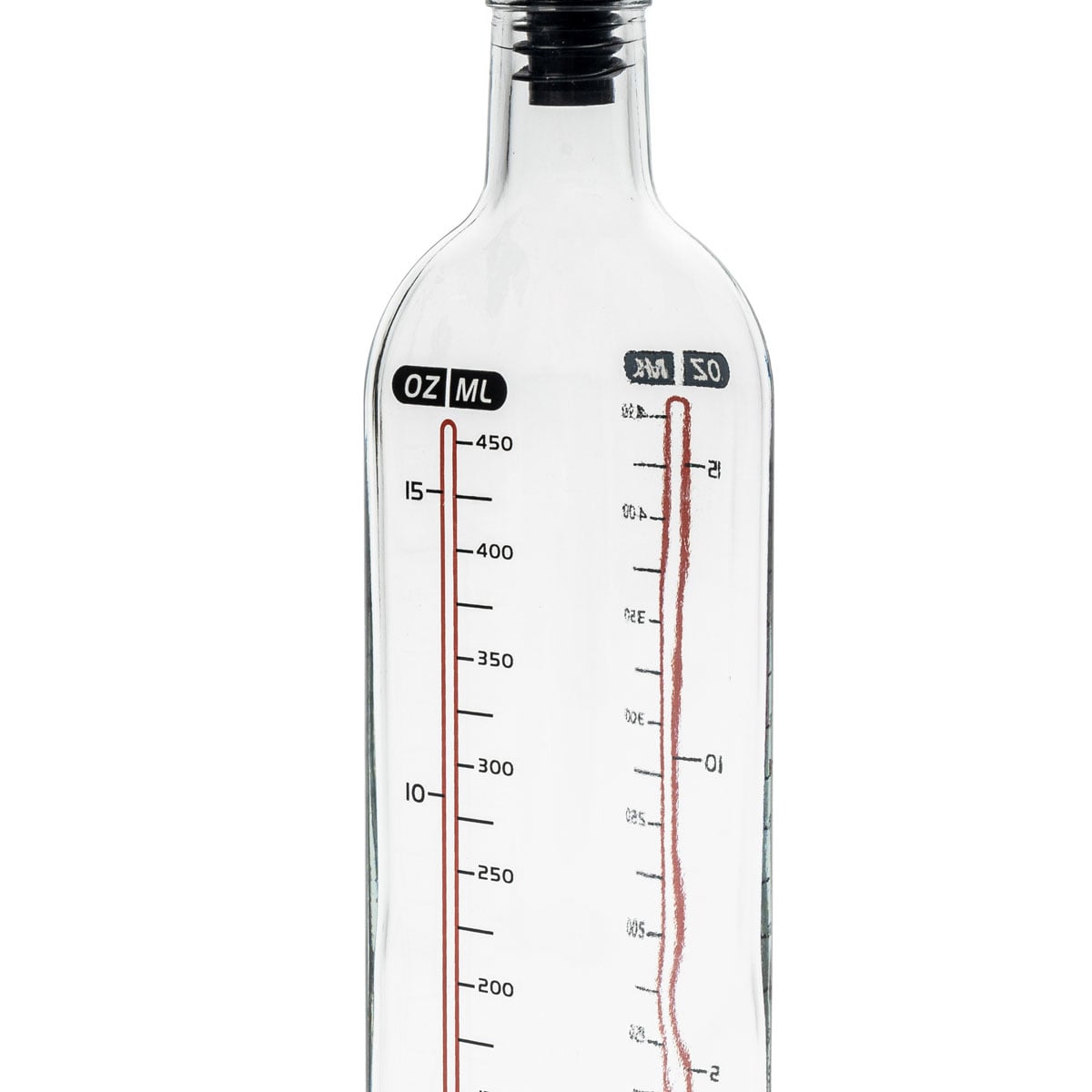 Galheteiro de vidro com medidor 500ml
