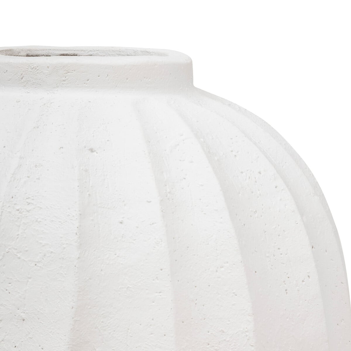 Vaso AMIA branco em cer&acirc;mica 44,5cm