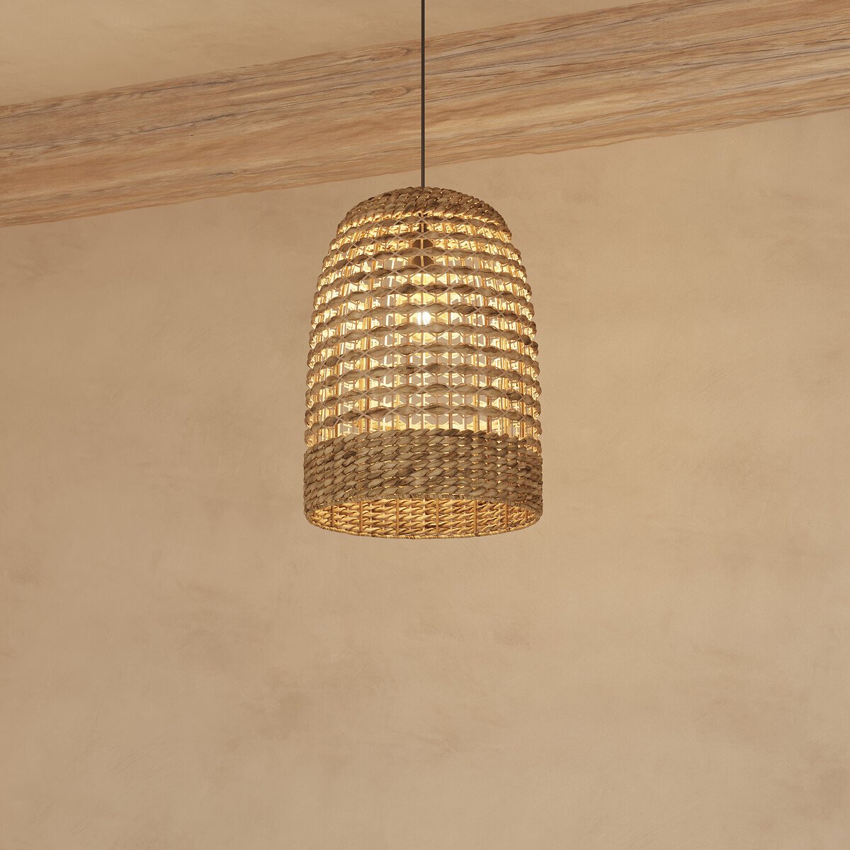 Candeeiro de teto JACINTO bege 37cm