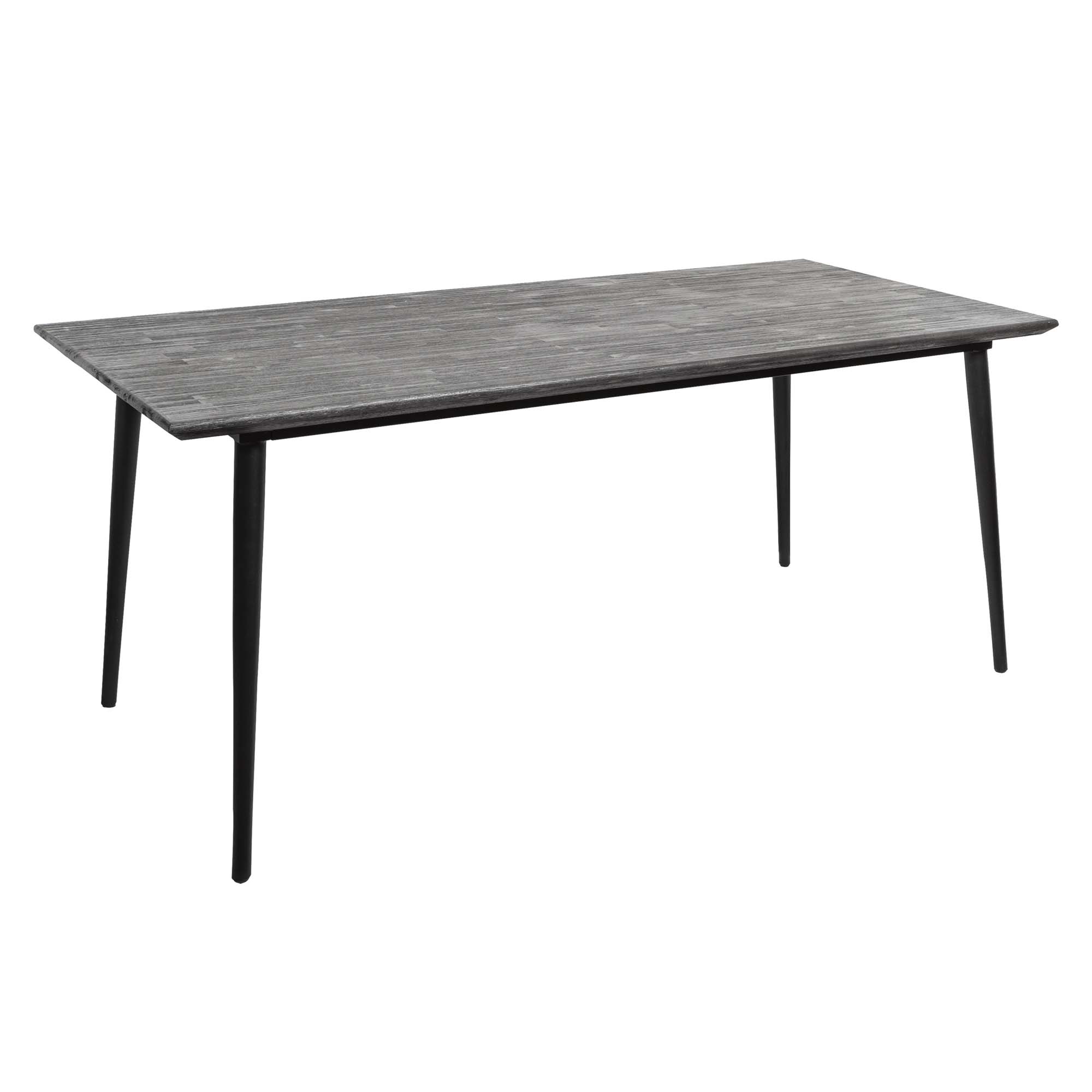 Mesa De Jantar Cinza Escuro Ac&aacute;cia 