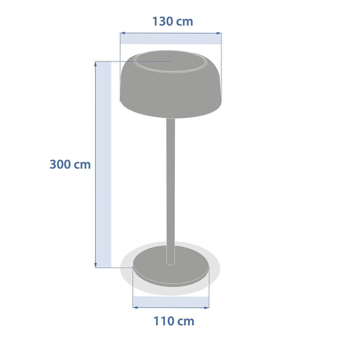 Candeeiro Solar t&aacute;til BOLTY graphite