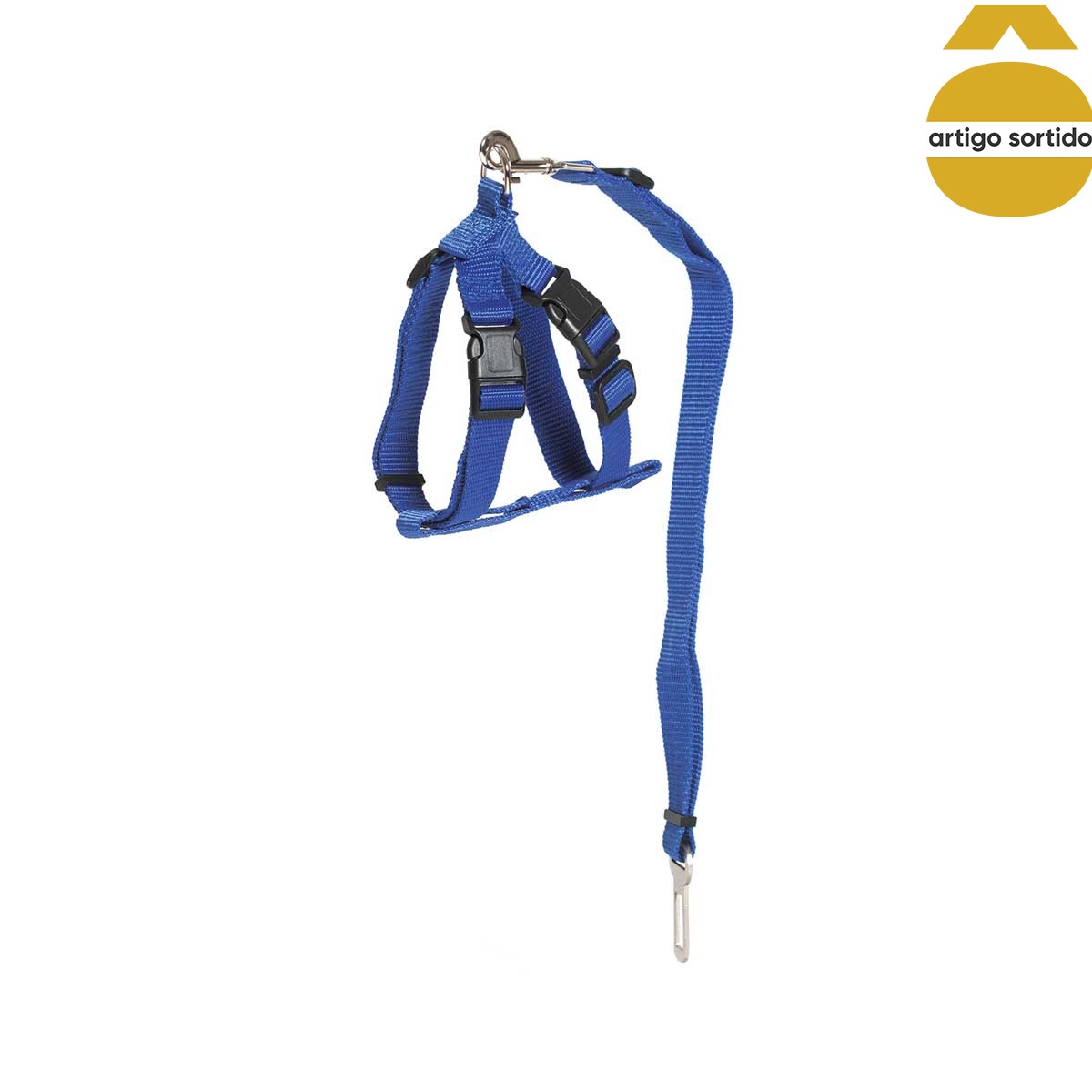 Peitoral com trela para animal