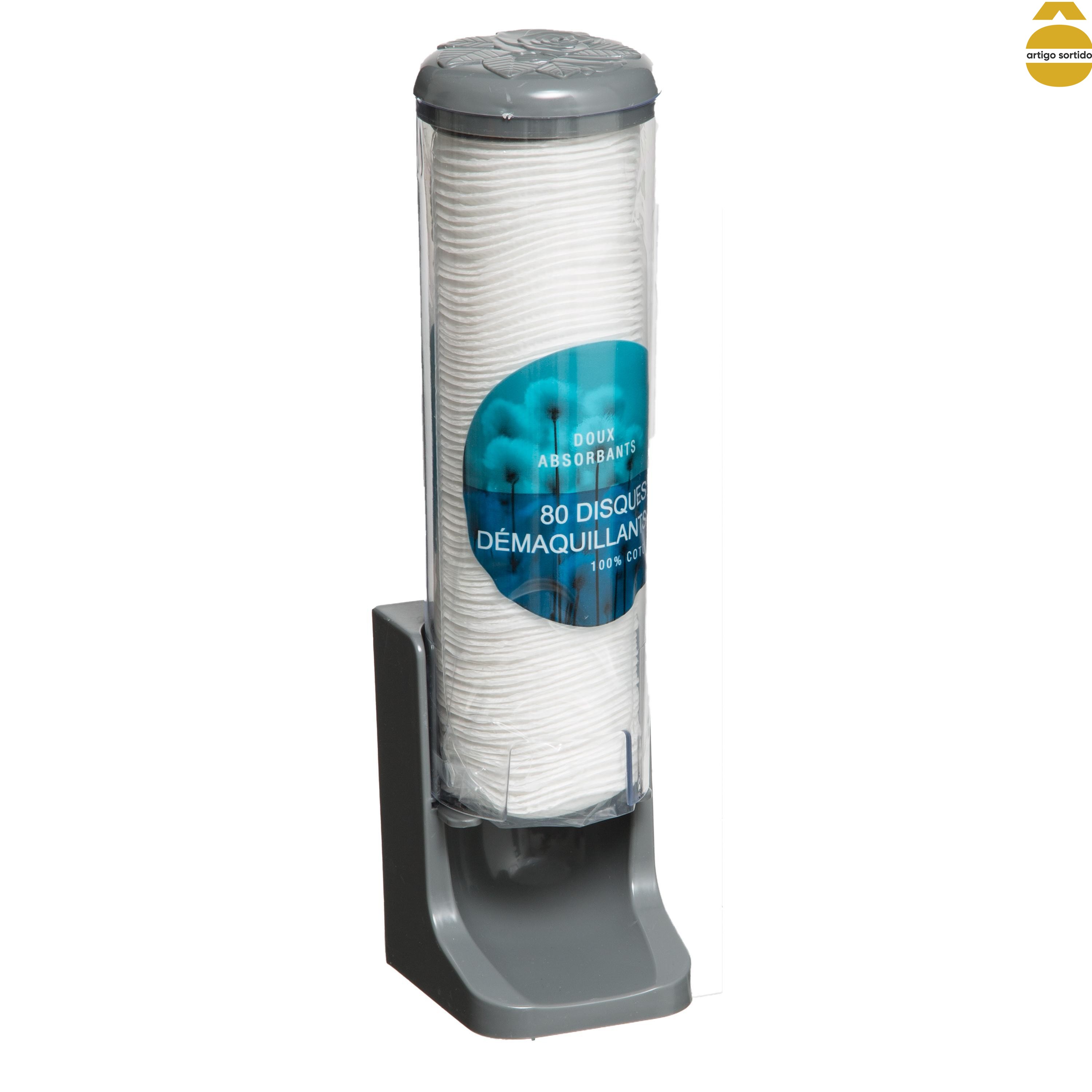 Distribuidor de discos desmaquilhantes