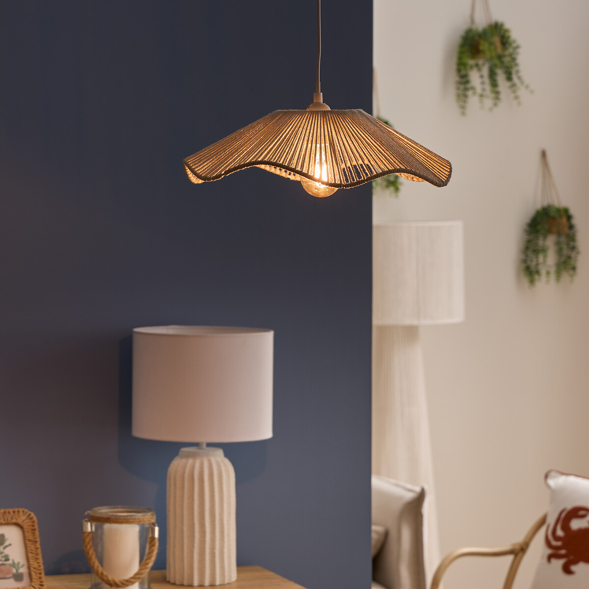 Candeeiro de teto GALT branco 38cm