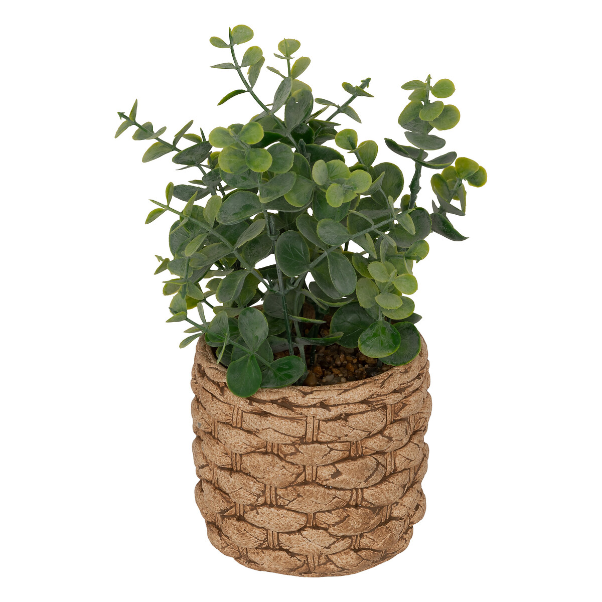 Vaso com eucalipto artificial JAYE 27cm