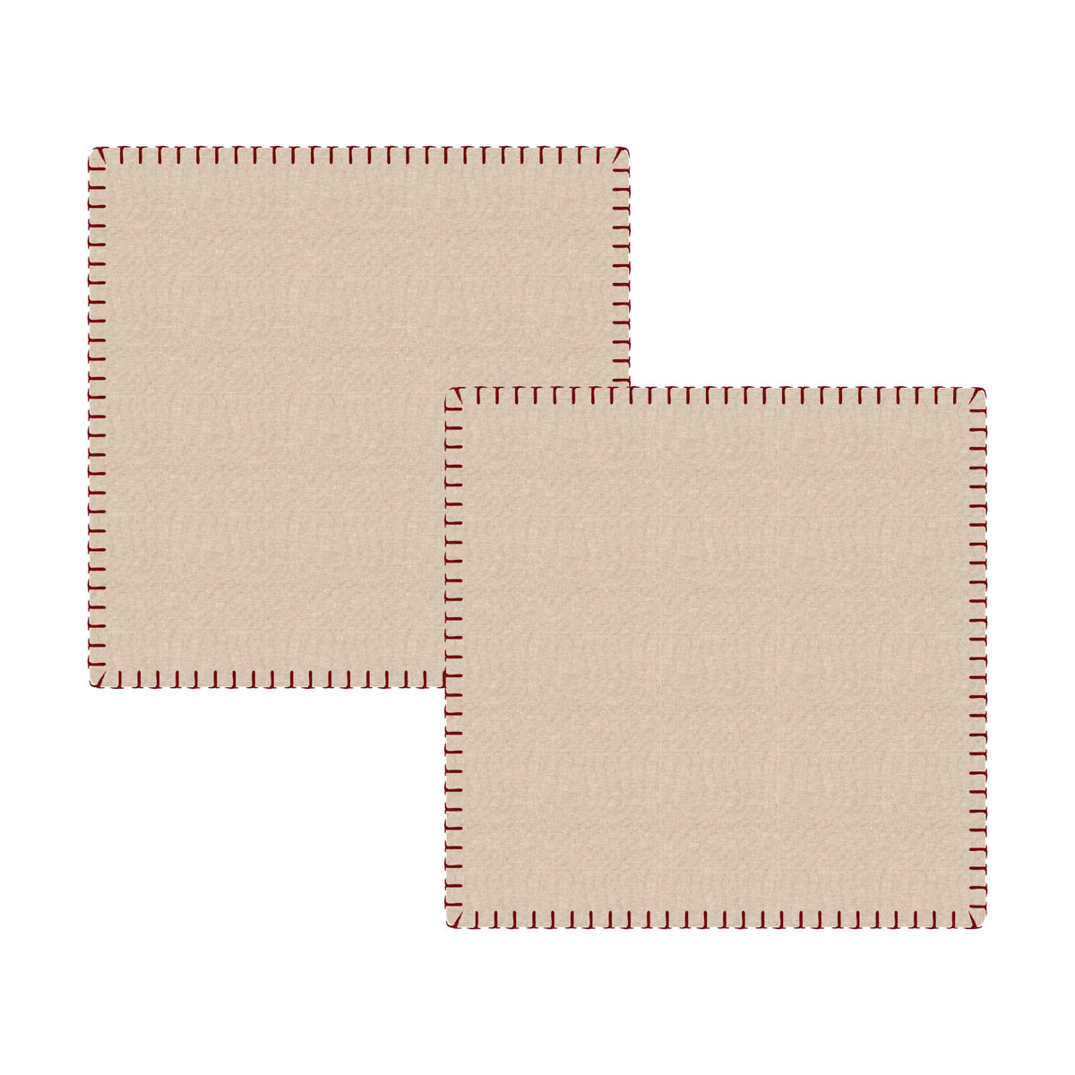 Conjunto de 2 guardanapos DOLOMITES DREAM bege 30x30cm