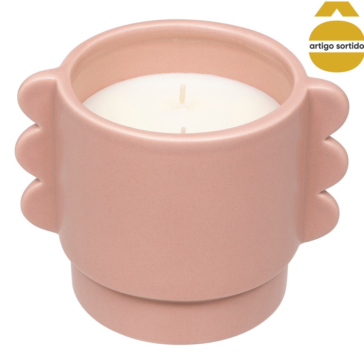 Vela perfumada BLI com casti&ccedil;al em cer&acirc;mica