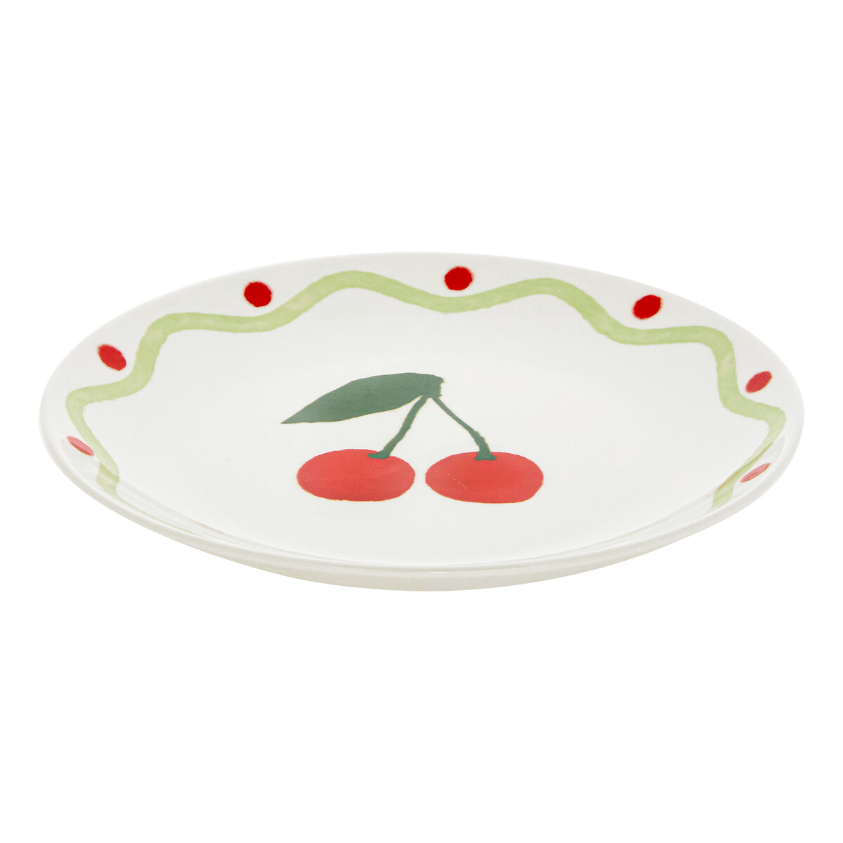Prato de sobremesa FRUITY em porcelana 17cm