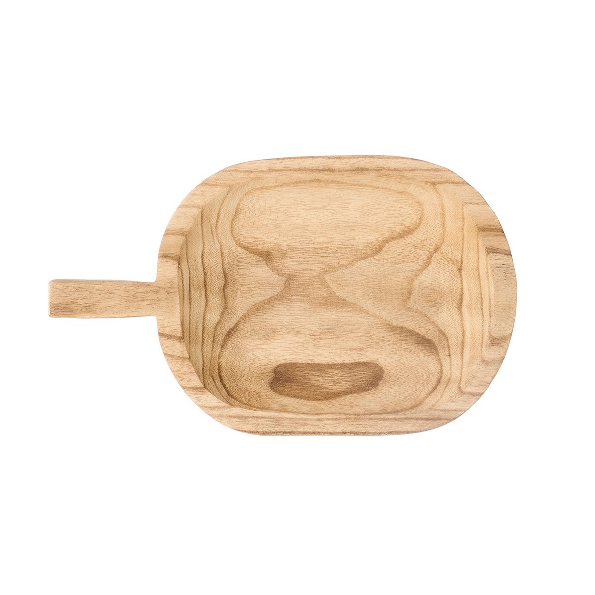 T&aacute;bua Bege De Madeira Queimada 40x24cm