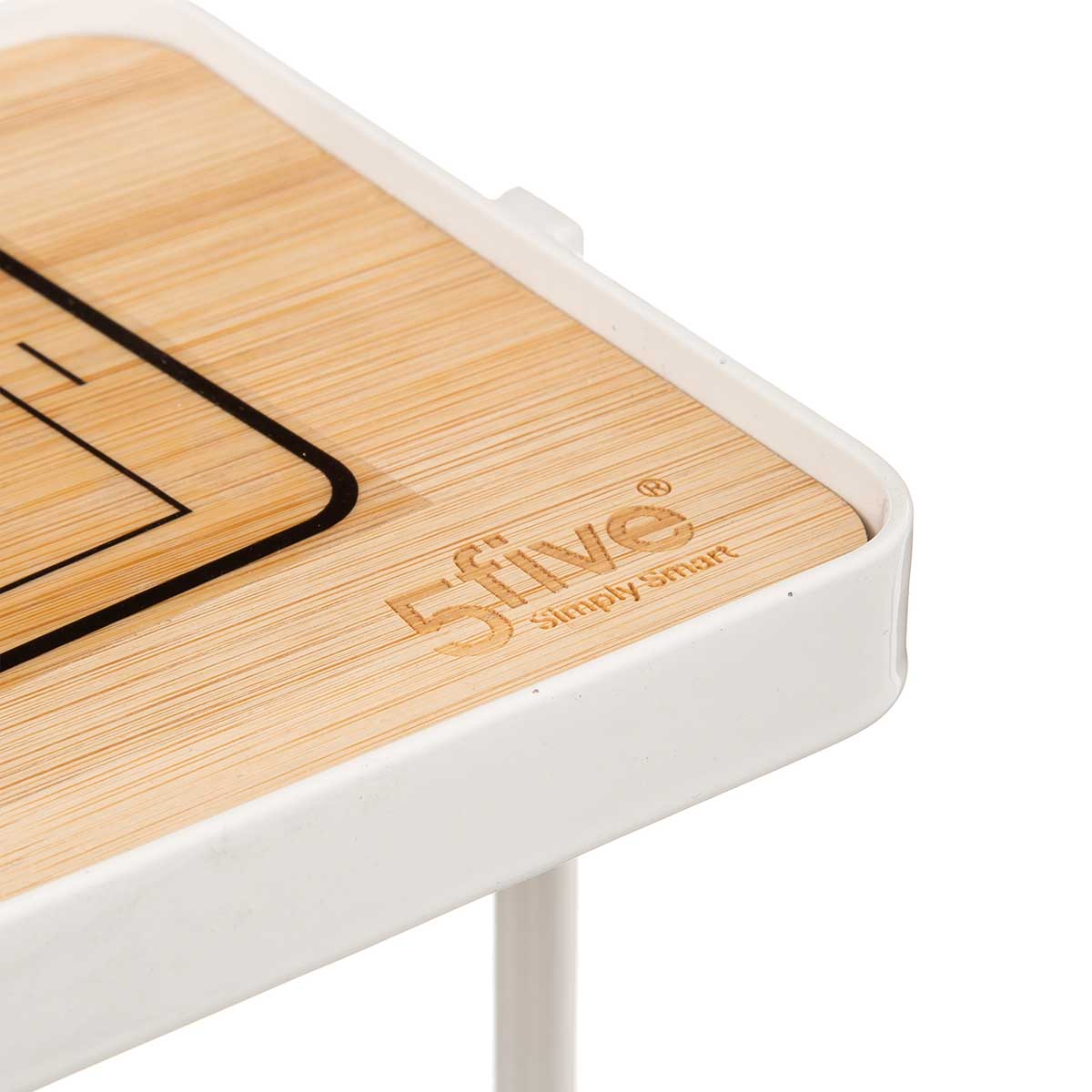 Suporte para papel higi&eacute;nico branco