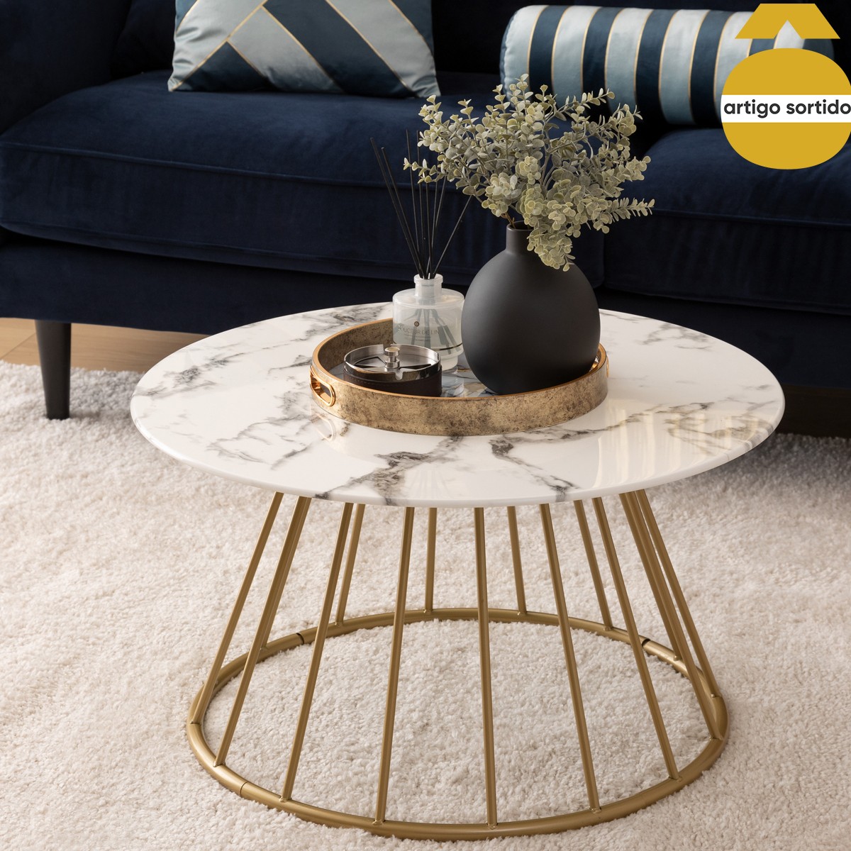 Ramo de eucalipto artificial 30cm